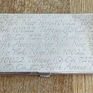 Tiffany & Co. “Notes” Collection Sterling Silver Business Card Holder